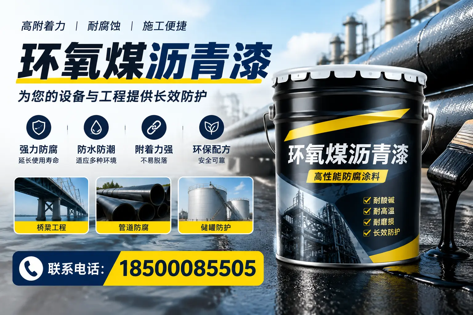 环氧煤沥青漆与其他涂料的对比分析，助力朝阳企业决策